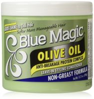 Blue Magic Olive Oil Leave-In Styling Hair Conditioner 390 g